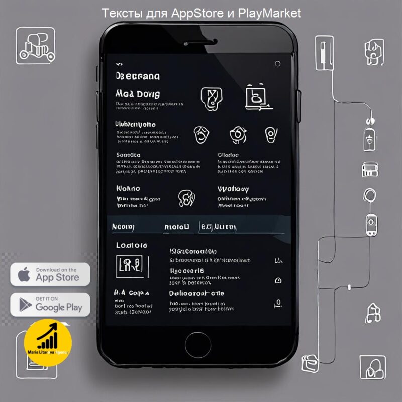 Написание текстов для AppStore и PlayMarket в Копирайтинг-агентстве Марии Литаровой